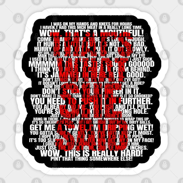 Thats What She Said Funny Thats What She Said Sticker Teepublic 